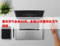 惠农天气未来40天，未来15天惠农区天气预报