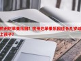 杭州烂苹果乐园？杭州烂苹果乐园适合几岁以上孩子？