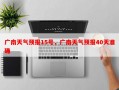 广南天气预报15号，广南天气预报40天准确